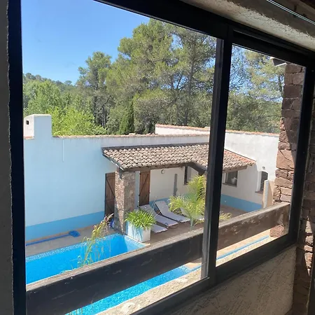 Villa Le Patio Bleu à La Crau Chambre photo